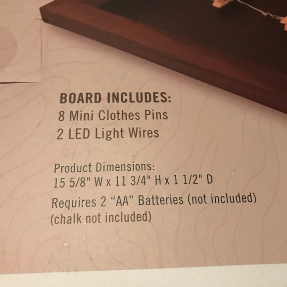 Light up photo chalk board, big and new! - Picture 5 of 6